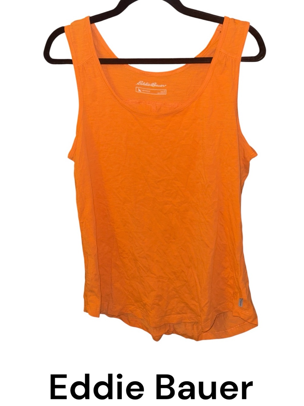 Eddie Bauer Bright Orange Scoop Neck Tank